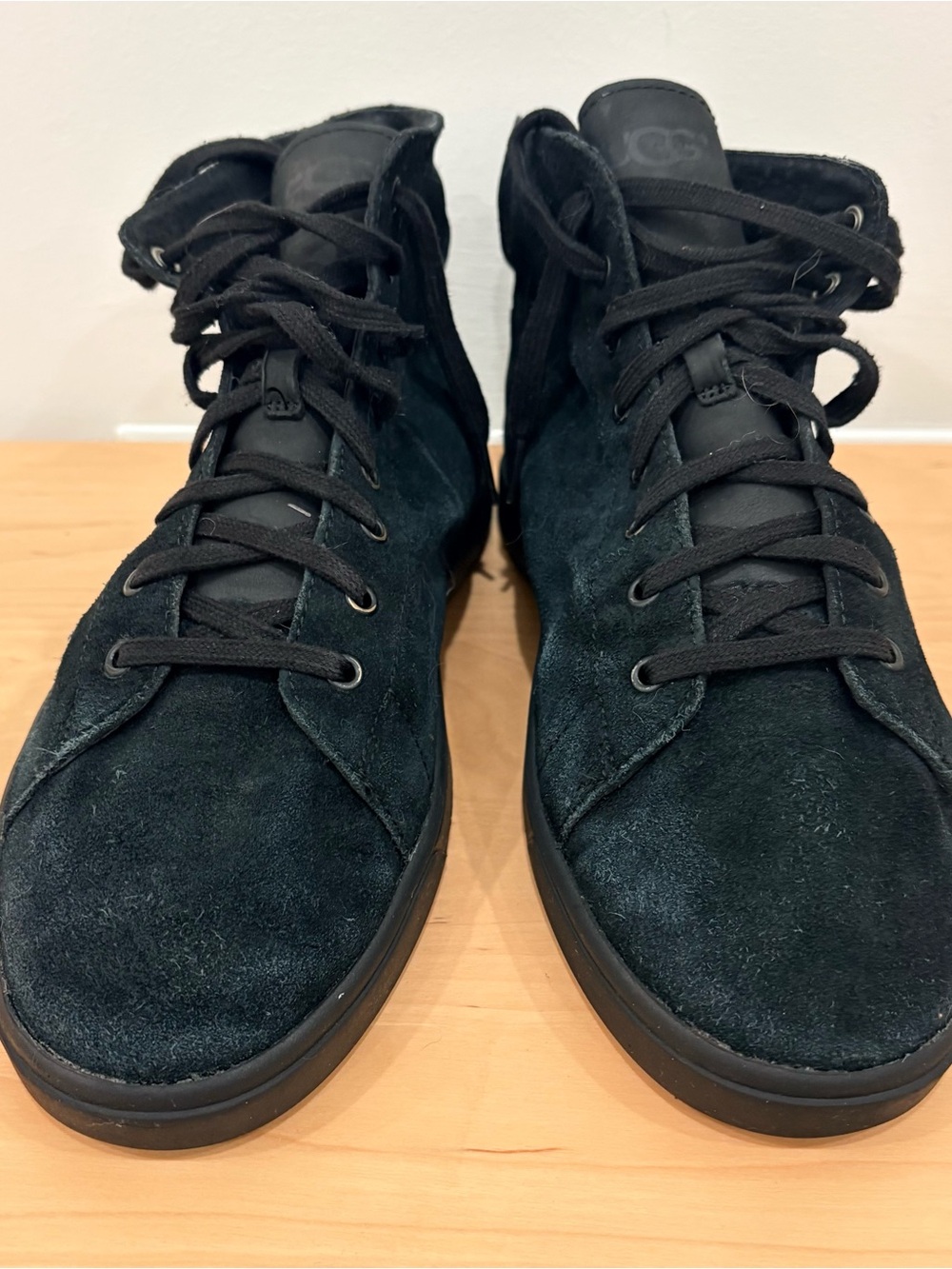 UGG Men's Dark Green Suede Chukka Boots - Lace-Up Casual